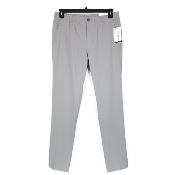 Perry Ellis Men's Slim-Fit TechWorks Drawstring Dress Pant Alloy Grey XXL NWT - Picture 2 of 7